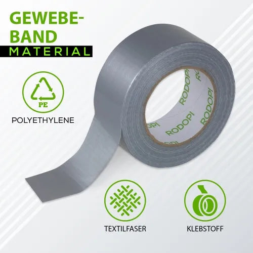 Gewebeband "FixGrip" 50mm x 50m (150my)