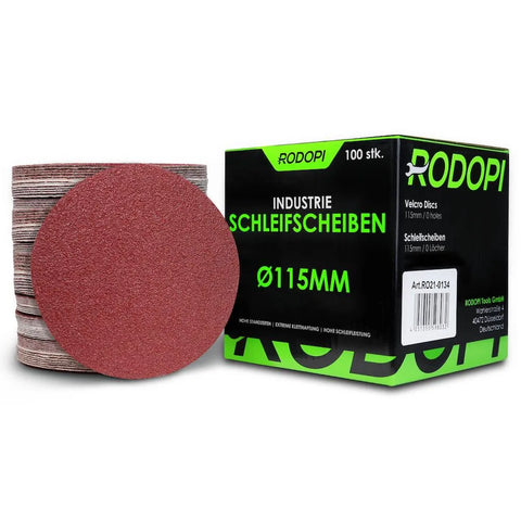 50 Industrie Schleifscheiben "RedDevil" Ø115mm ungelocht
