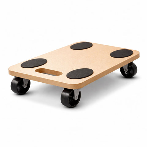 Transportroller 45×26 cm bis 150 kg – Möbelroller Rollbrett mit 4 Lenkrollen & Anti-Rutsch-Pads – Transporthilfe für Möbel, Umzug & Werkstatt