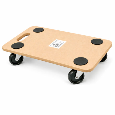 Transportroller 58×30 cm bis 200 kg – Möbelroller Rollbrett mit 4 Lenkrollen & Anti-Rutsch-Pads – Transporthilfe für Möbel, Umzug & Werkstatt