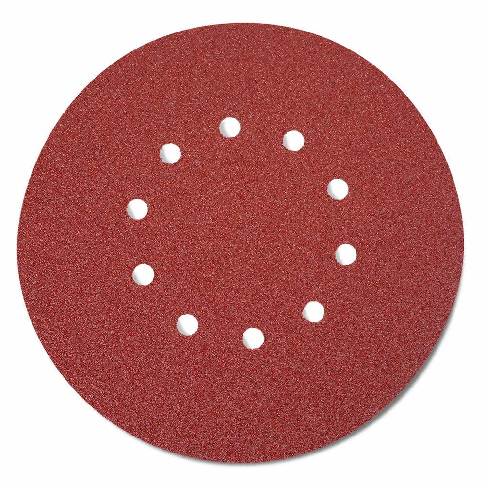 50 Industrie Schleifscheiben "RedDevil" Ø225mm 10-loch