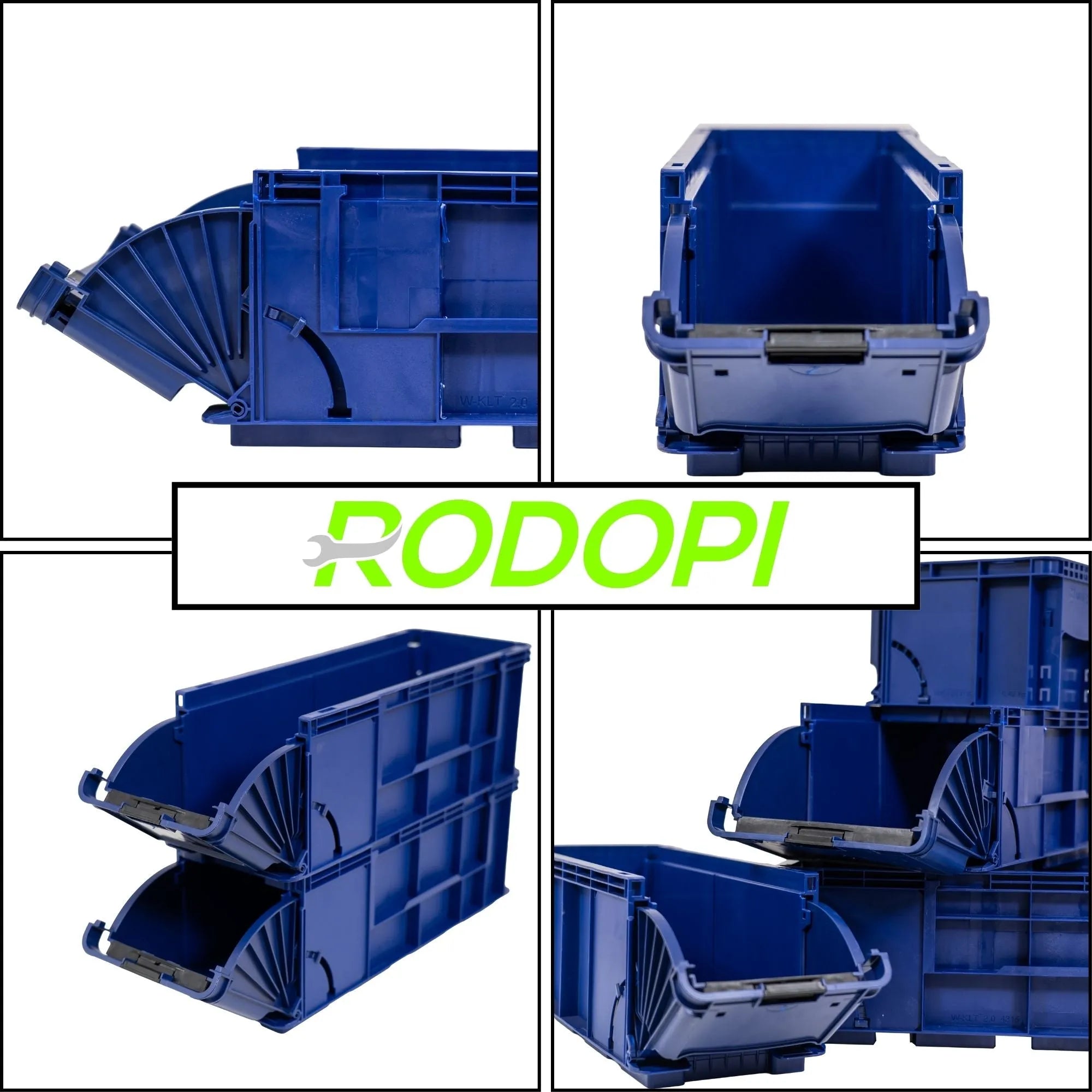 Lagerbox KLT Größe 3 – Stapelbox Kunststoff 396x148x147 mm