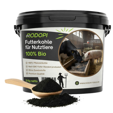 Futterkohle für Nutztiere 3 Kg