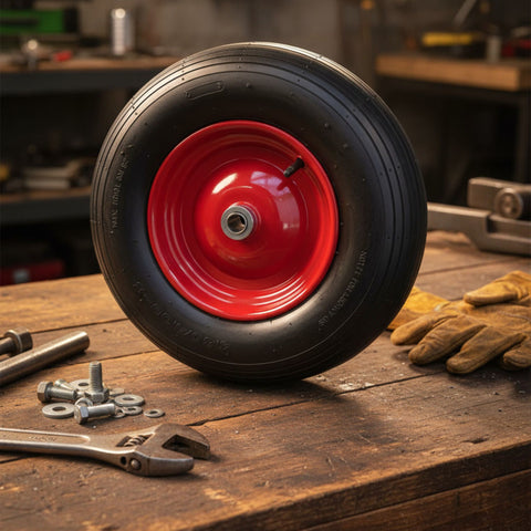 Schubkarrenrad mit Stahlfelge 4.00-8