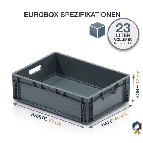 Eurobox geschlossen 60x40x12cm ECO