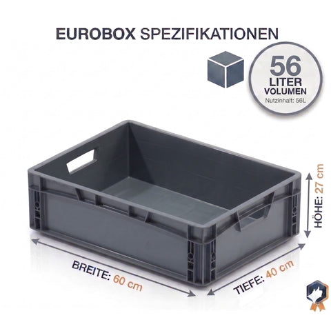 Eurobox geschlossen 60x40x27cm ECO