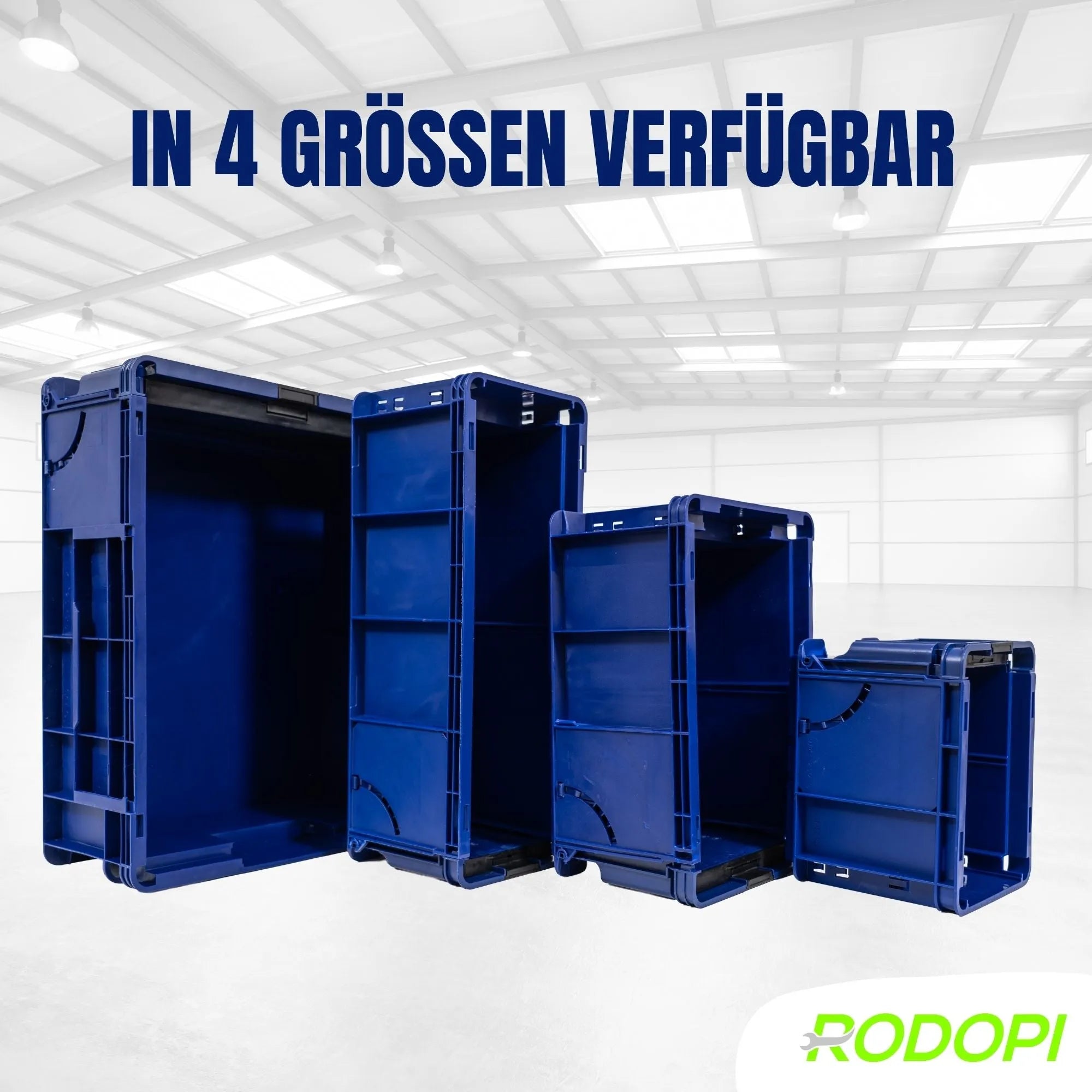 Lagerbox KLT Größe 3 – Stapelbox Kunststoff 396x148x147 mm