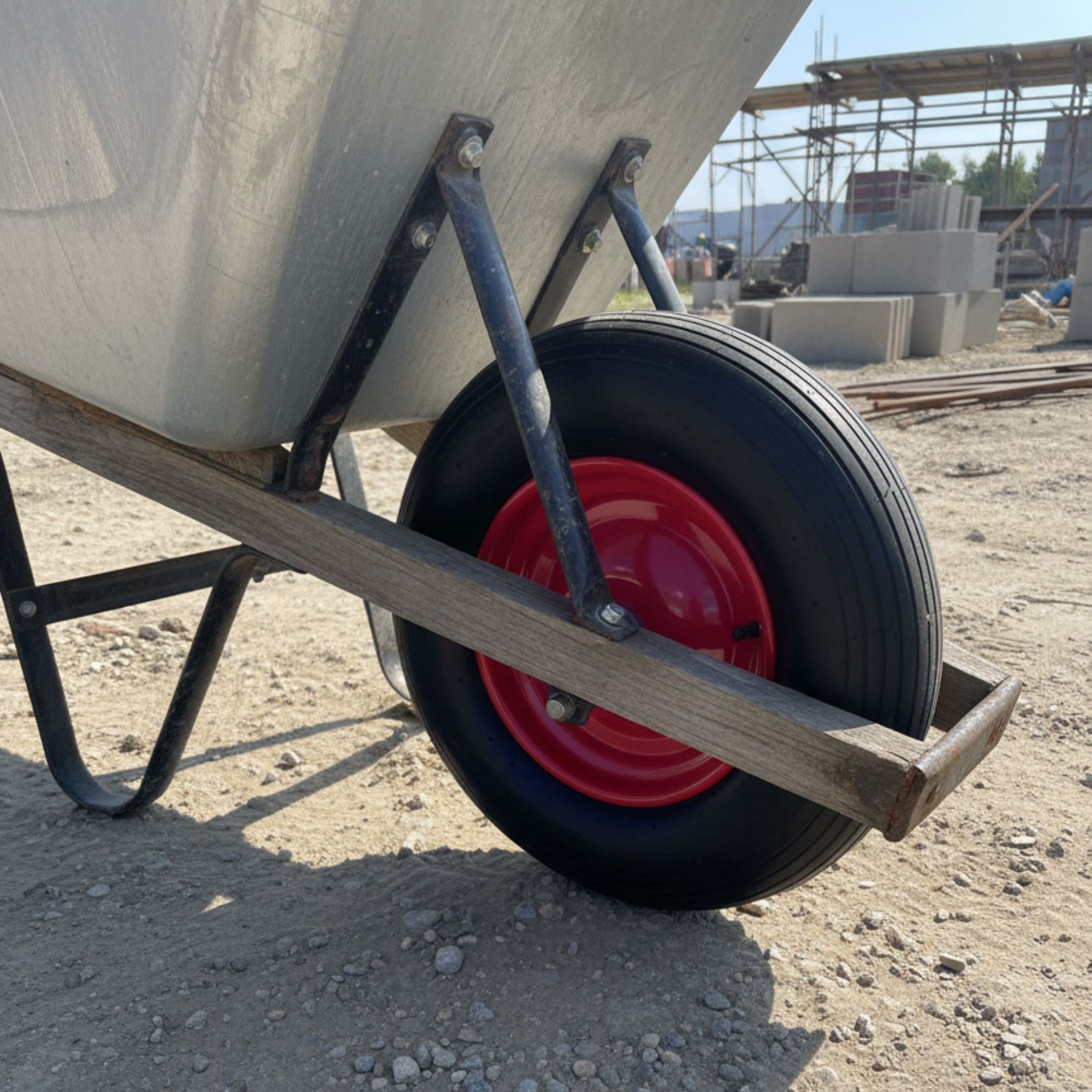 Schubkarrenrad mit Stahlfelge 4.00-8