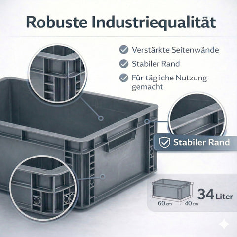 Eurobox geschlossen 60x40x17cm ECO
