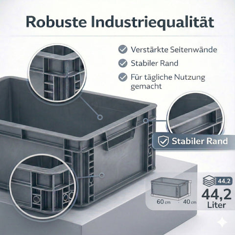 Eurobox geschlossen 60x40x22cm ECO