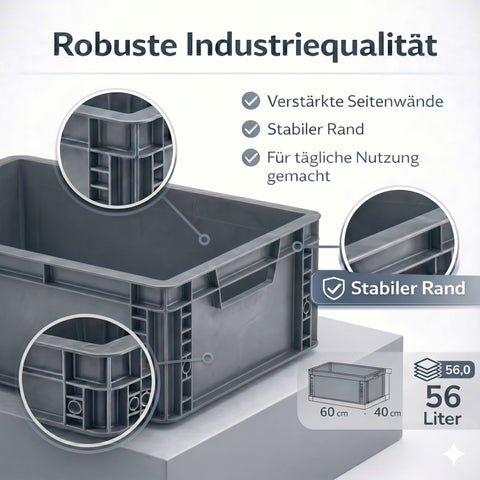 Eurobox geschlossen 60x40x27cm ECO