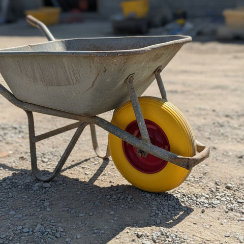 PU Schubkarrenrad mit Stahlfelge 4.00-8