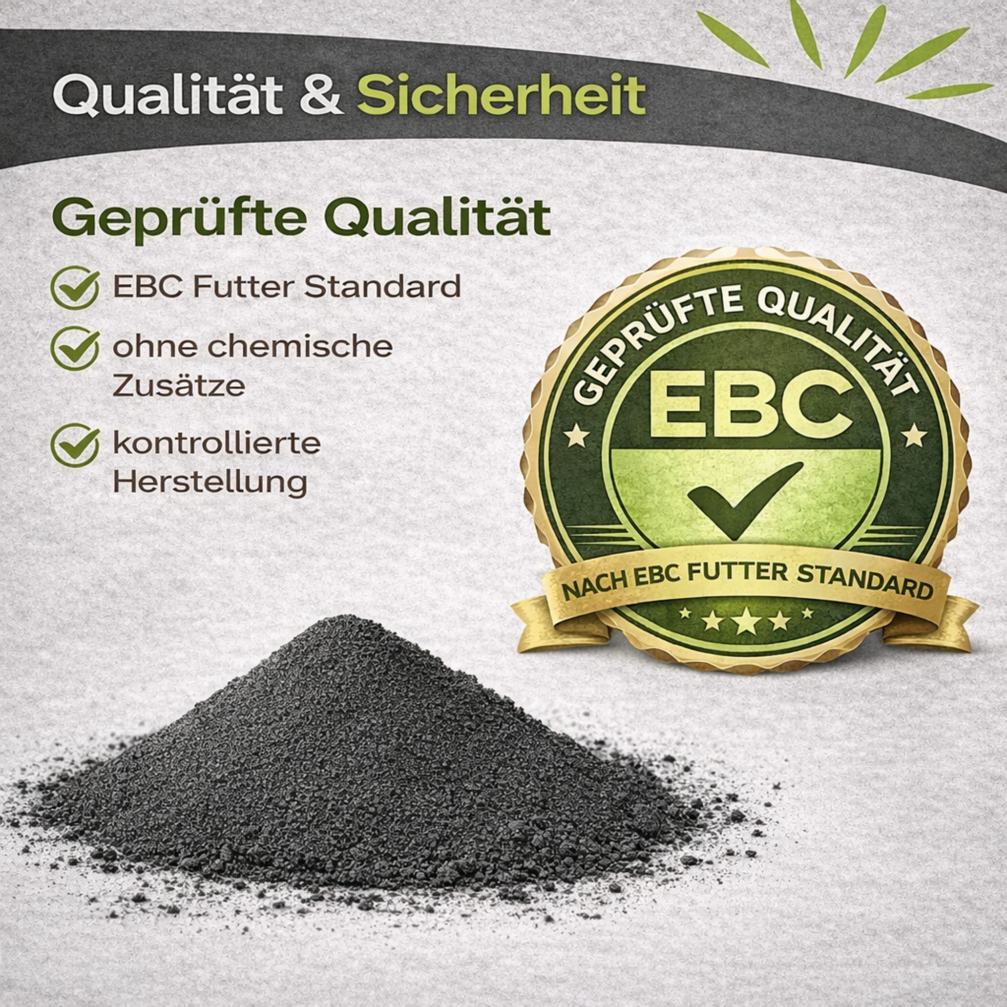 Futterkohle für Hühner 3 Kg