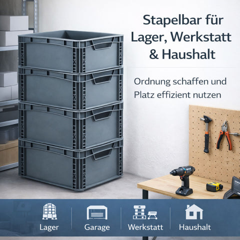 Eurobox geschlossen 40x30x27cm ECO