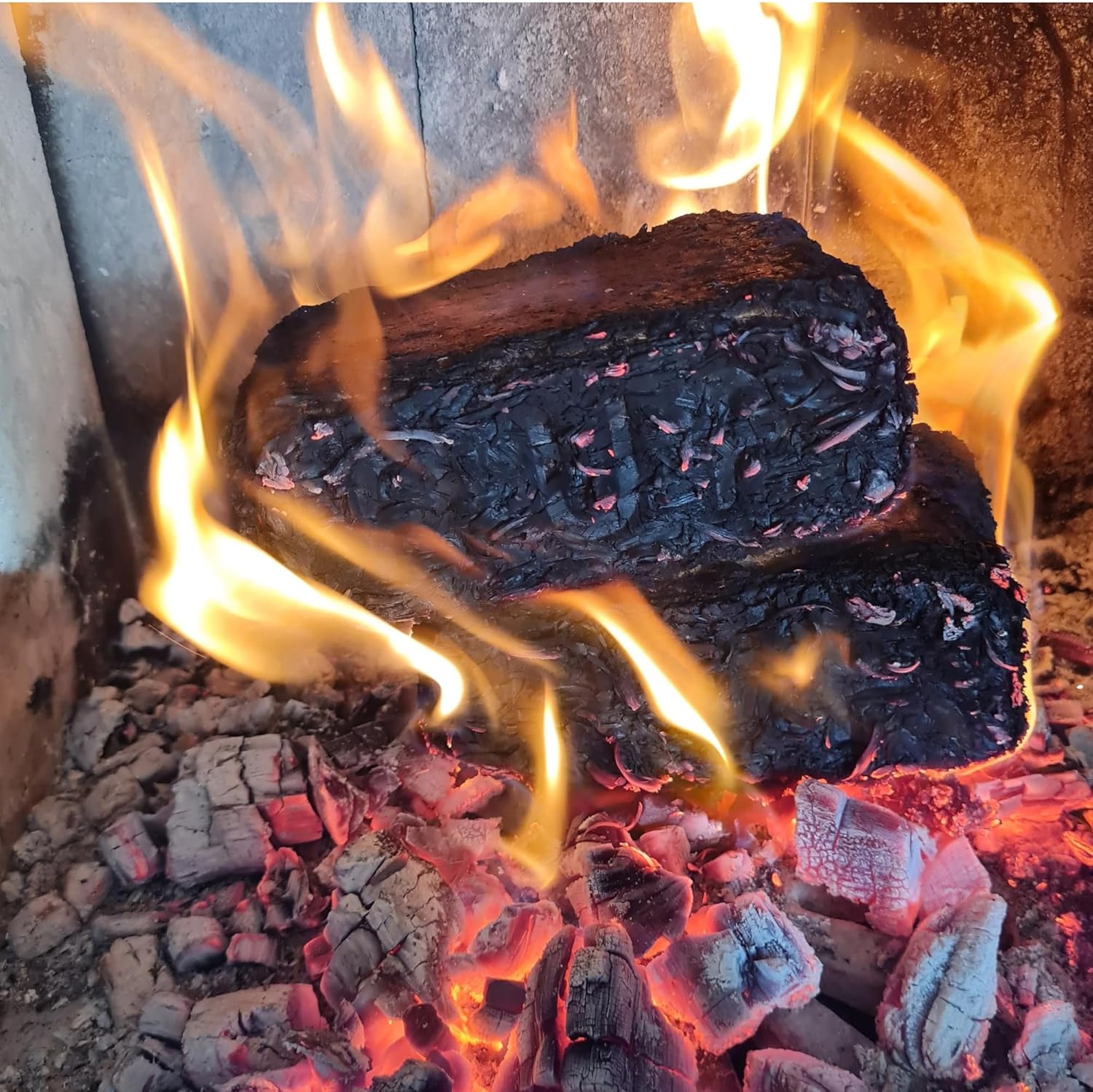 RUF Briketts 10 kg  Rindenbriketts für langanhaltende Glut Holzbriketts für Kamin & Ofen