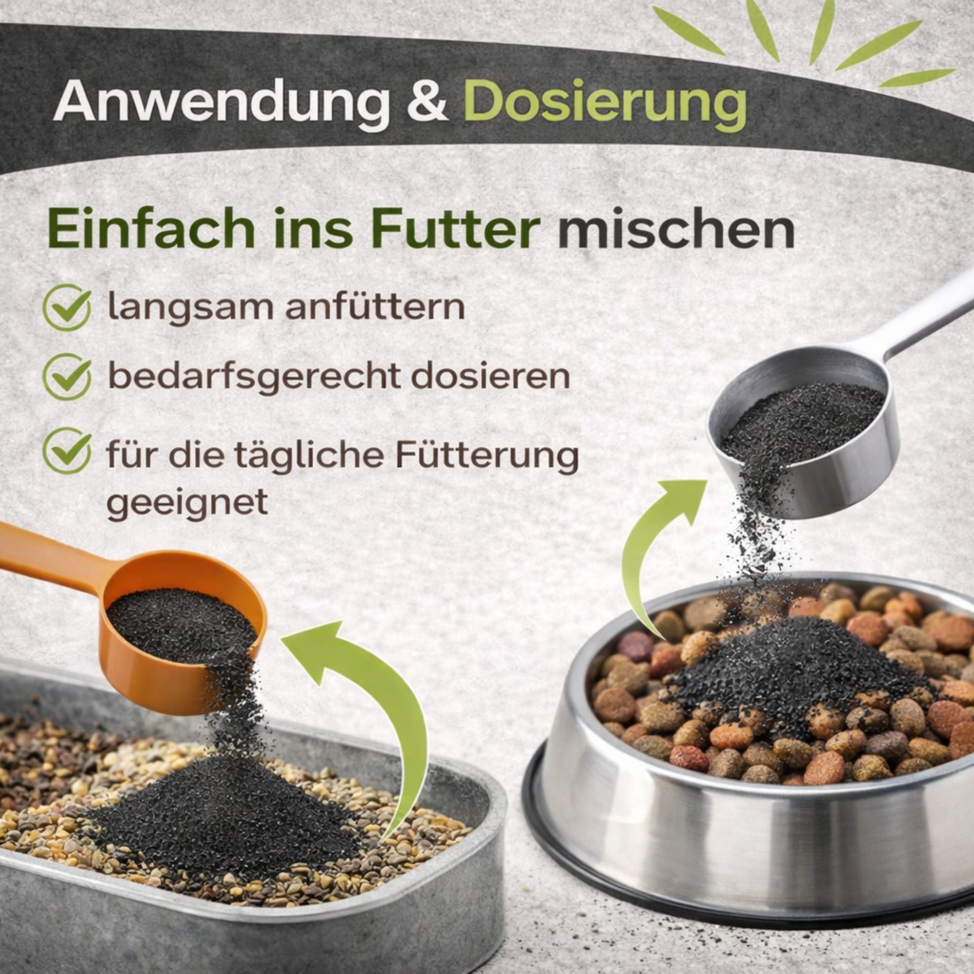 Futterkohle für Pferde 1,5 Kg