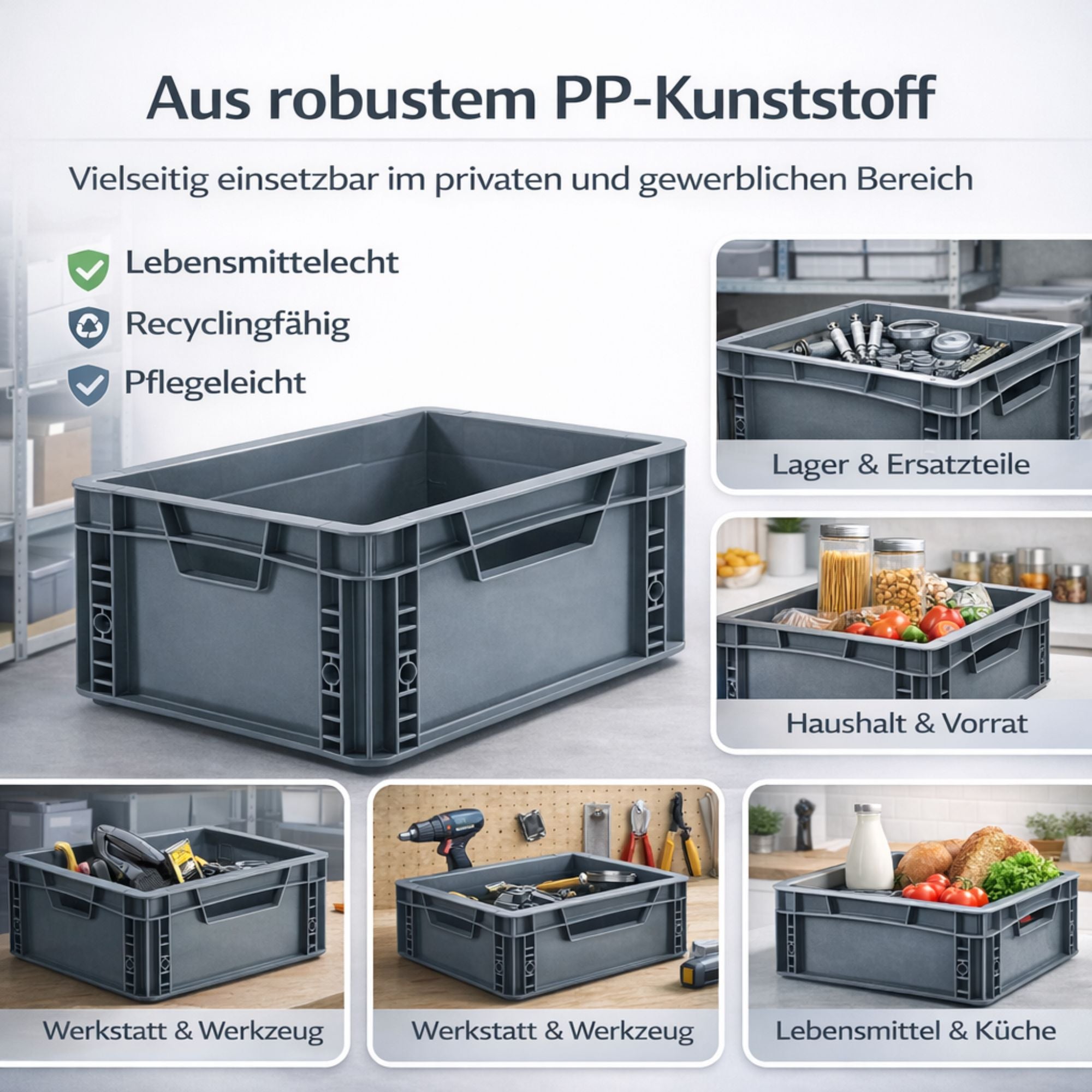 Eurobox geschlossen 40x30x27cm ECO