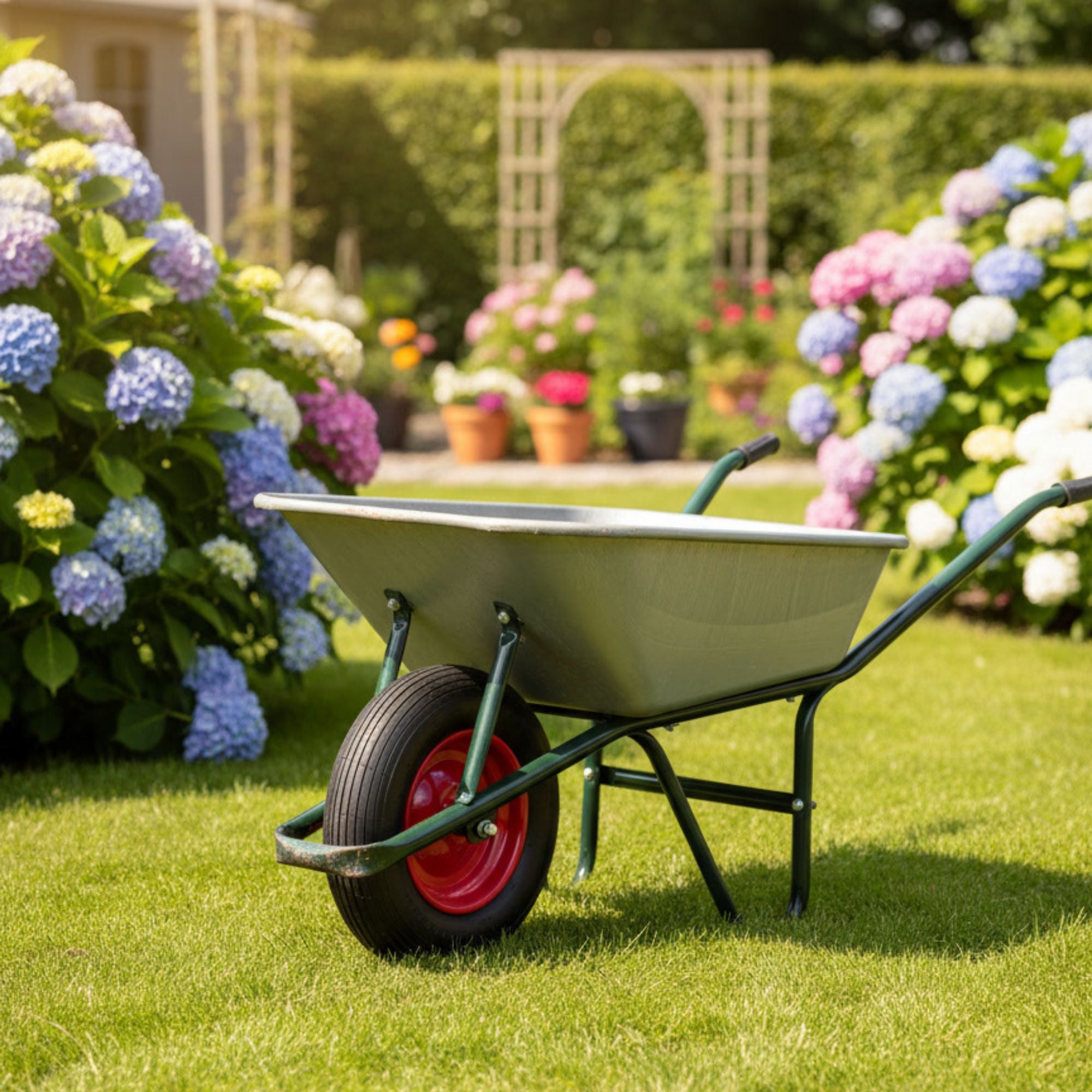 Schubkarrenrad mit Stahlfelge 4.00-8