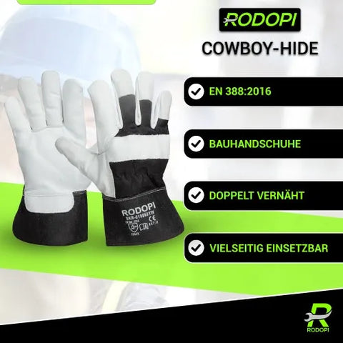 Arbeitshandschuhe Rindvollleder "Cowboy-Hide"