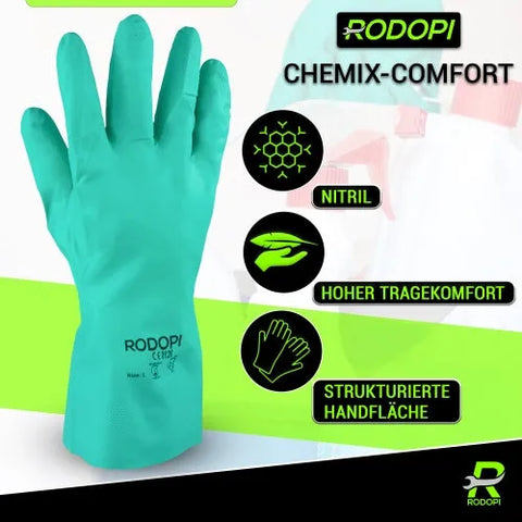 Nitril Chemikalienhandschuhe "Chemix-Comfort"
