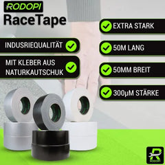 Industrie Gewebeband "RaceTape" 50mm x 50m (300my)