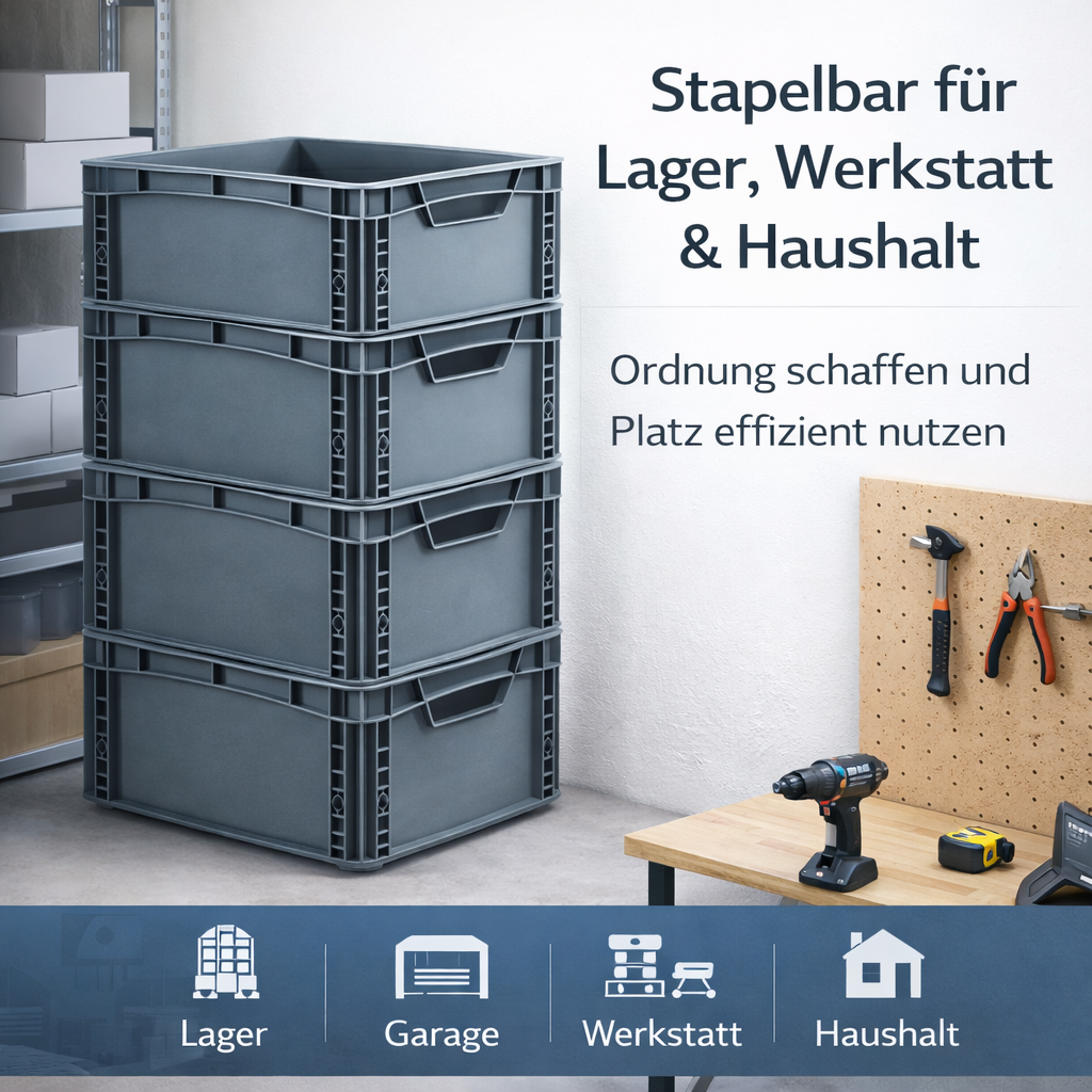 Eurobox geschlossen 40x30x22cm ECO