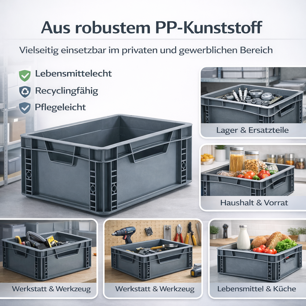 Eurobox geschlossen 40x30x22cm ECO
