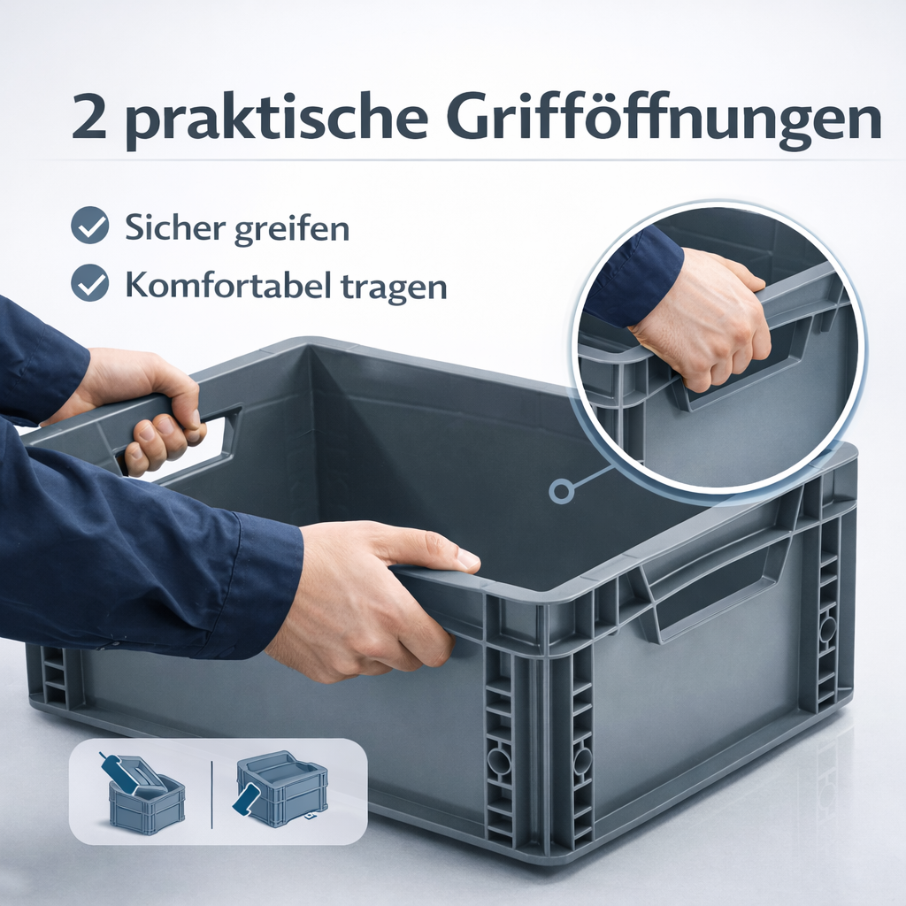 Eurobox geschlossen 40x30x22cm ECO