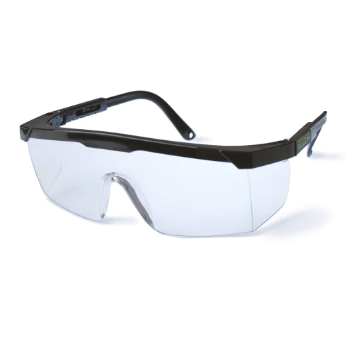 Schutzbrille schwarz "ClearVision-Flex" verstellbar.