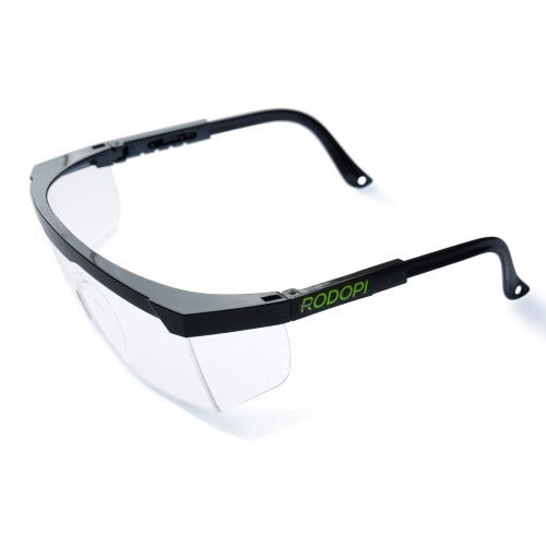 Schutzbrille schwarz "ClearVision-Flex" verstellbar.