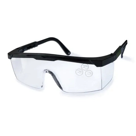 Anti-Fog Schutzbrille "ClearVision-FogX" schwarz verstellbar.