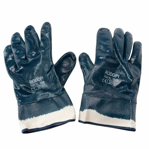 Nitril Arbeitshandschuhe Blau "Lubrix-Pro" vollbeschichtet Gr. 10 / XL