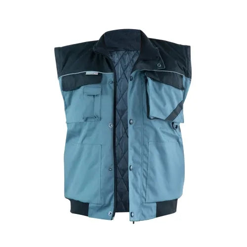 Arbeitsjacke "Hanseatic" grau/schwarz 300D Oxford