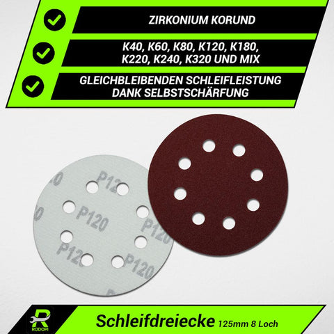 50 Industrie Schleifscheiben "RedDevil" Ø115mm 8-loch