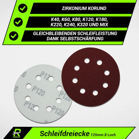 50 Industrie Schleifscheiben "RedDevil" Ø115mm 8-loch