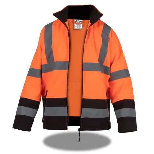 Softshell Warnschutzjacke reflektierend