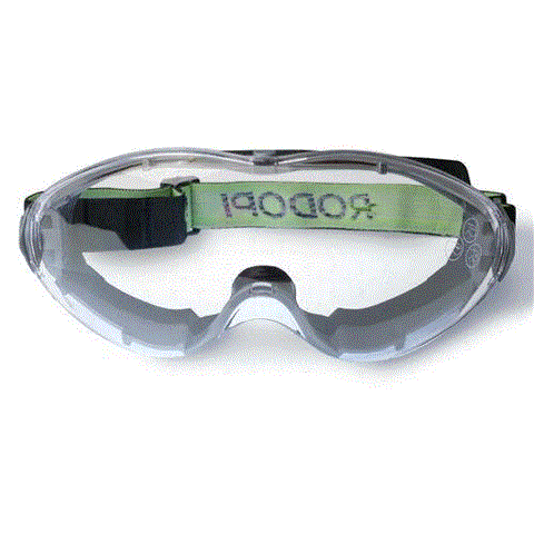 Vollsichtschutzbrille "ThunderClear-X25" staubdicht schwarz